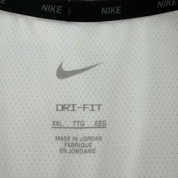 Nike Dri-FIT Men's XXL Short-Sleeve Fitness Training T-Shirt White NWT - Picture 16 of 16